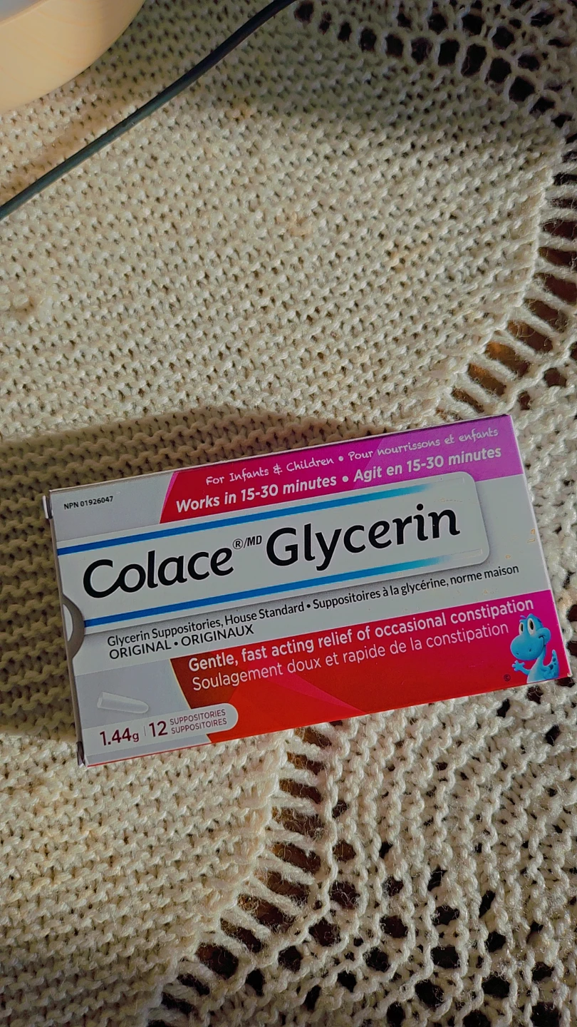 Colace Glycerin Suppositories - 12 count