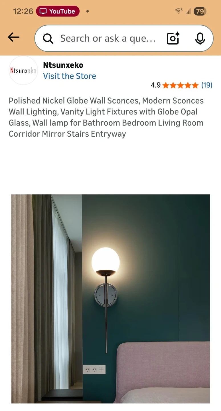 Modern Globe Wall Sconce - Polished Nickel 🥕 - photo 4