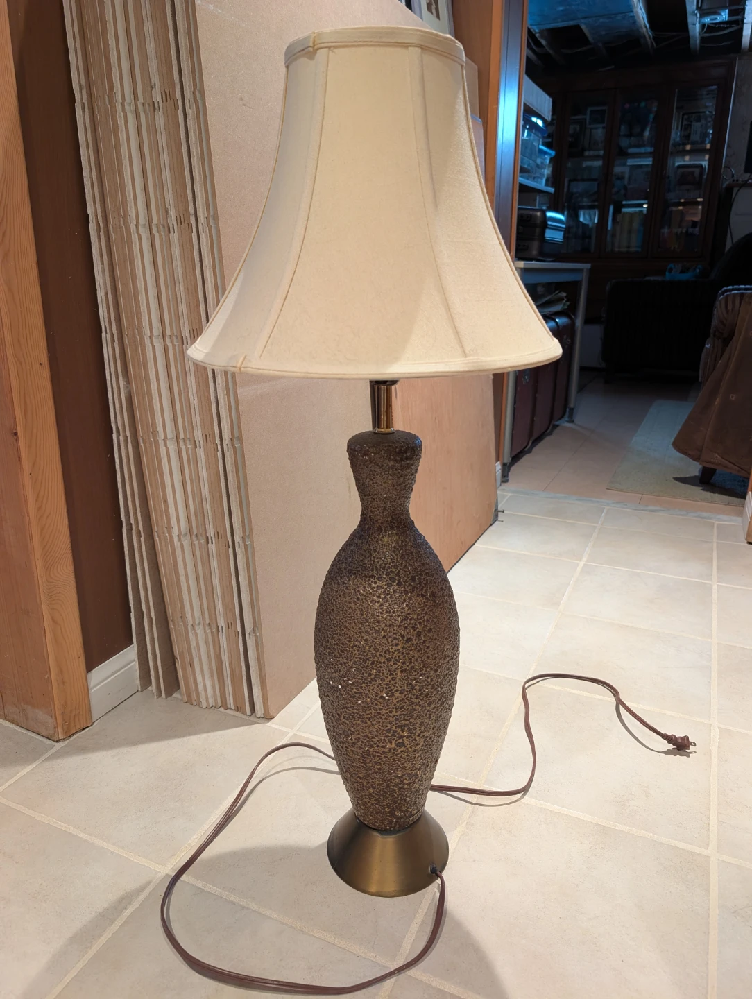 Vintage - Textured Table Lamps with Bronze Finish