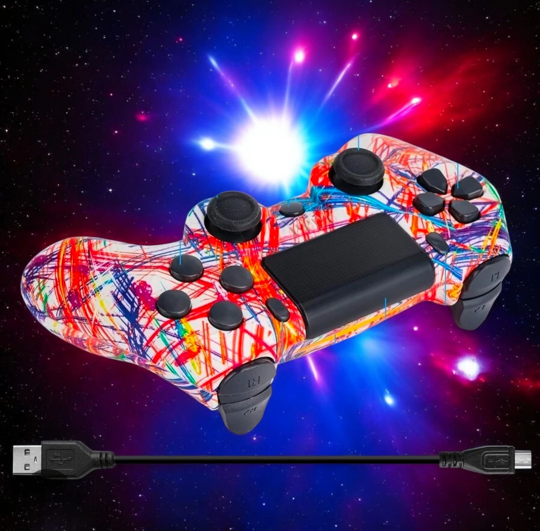 Wireless Bluetooth Game Controller   Strip Dual Vibration - photo 2