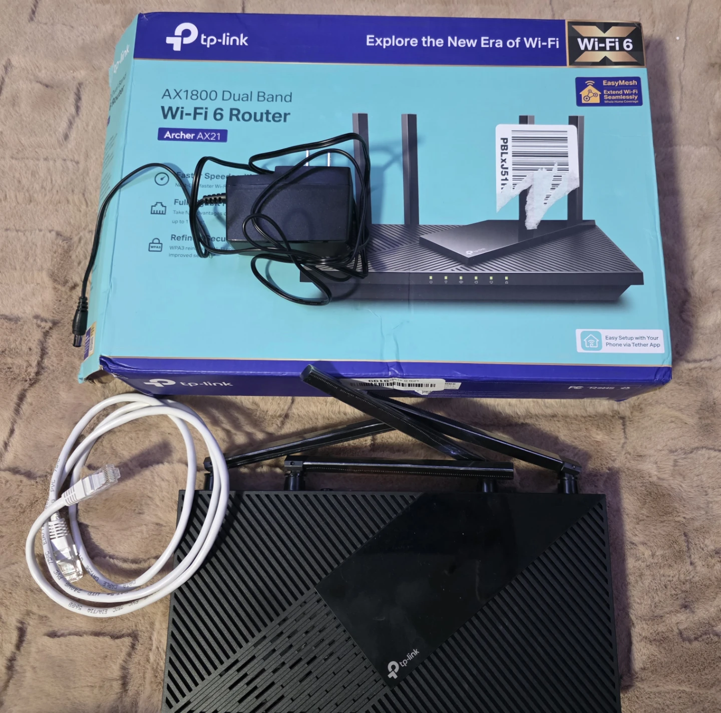 TP-Link Archer AX21 AX1800 Dual Band Wi-Fi 6 Router - photo 3