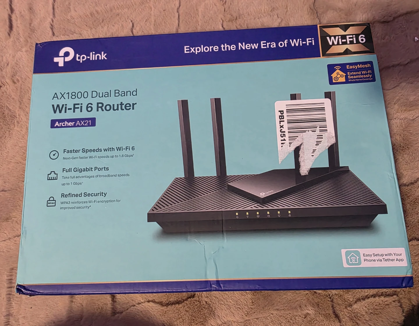 TP-Link Archer AX21 AX1800 Dual Band Wi-Fi 6 Router - photo 4