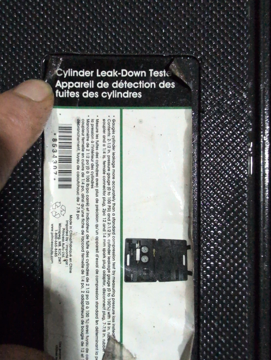 Cylinder Leak-Down Tester Kit - photo 2