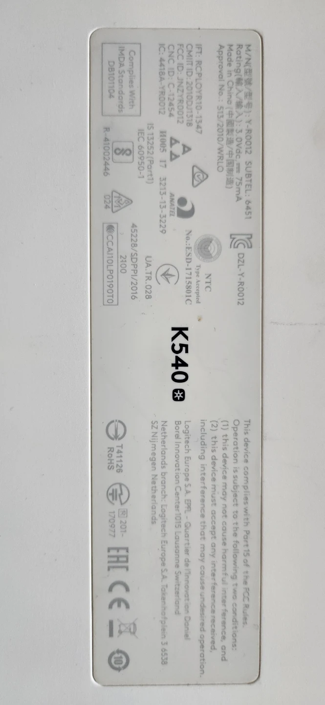 NEW LOGITECH smoke free no pets . - photo 2