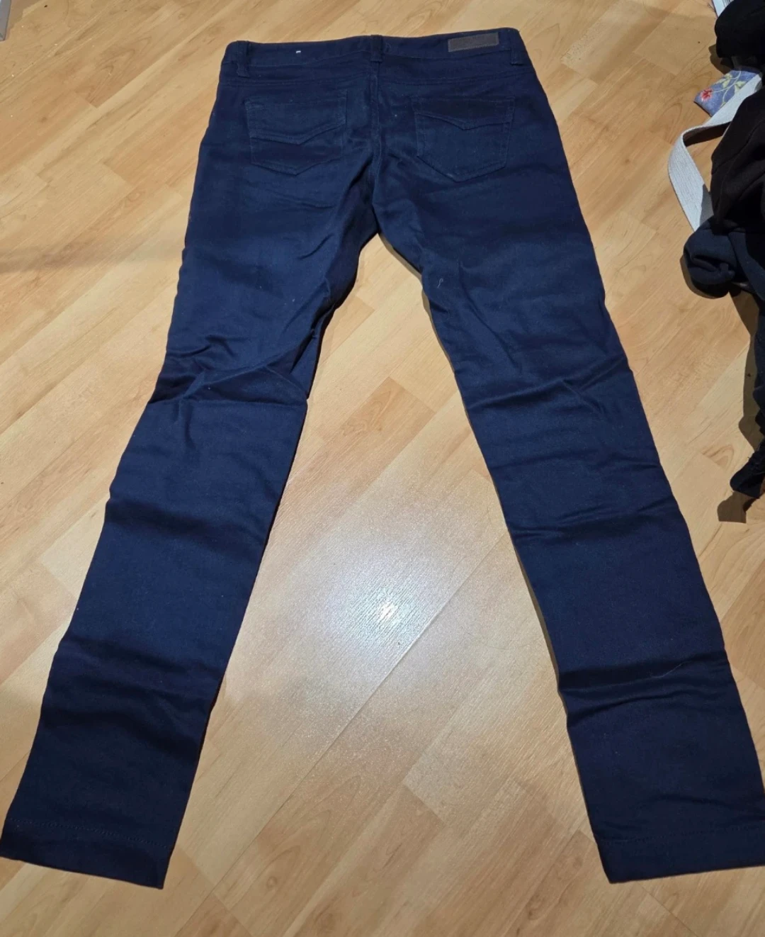 Navy Blue Slim Fit Pants - photo 2