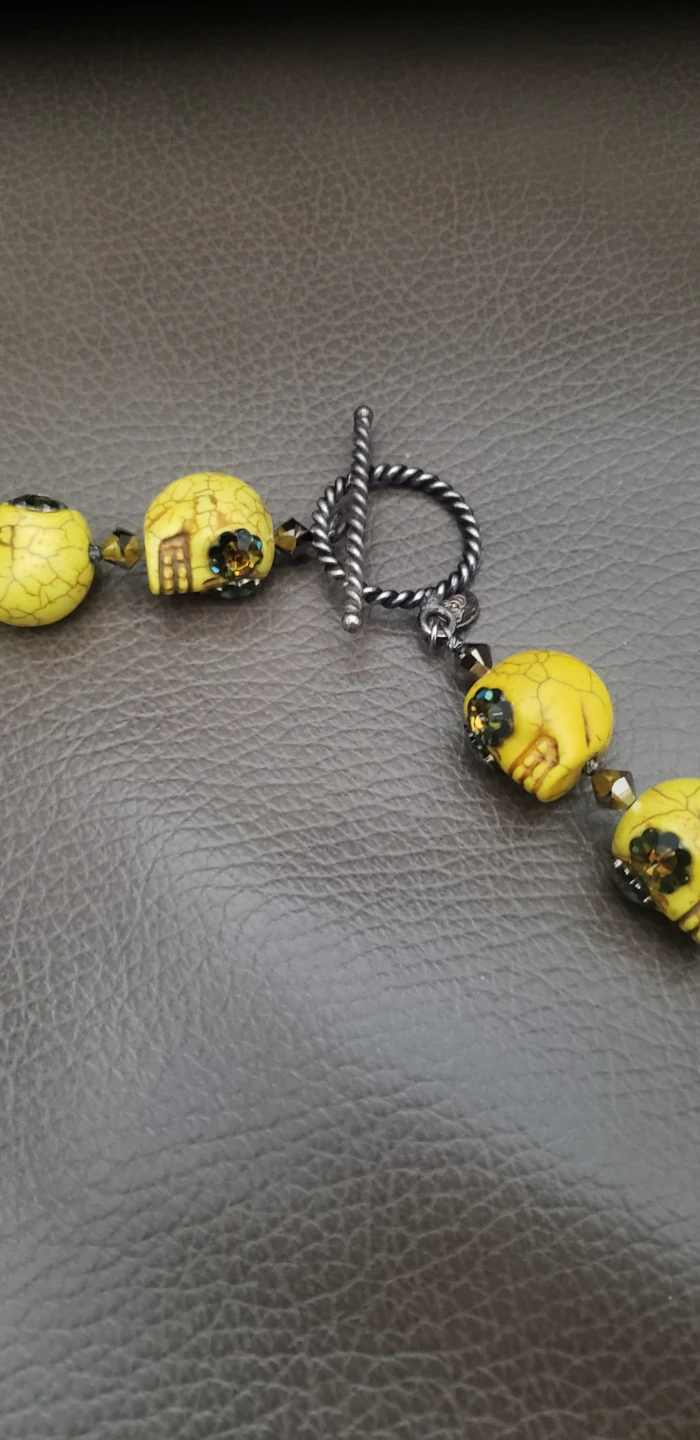 The She-Bee Sugar skull necklace - photo 4