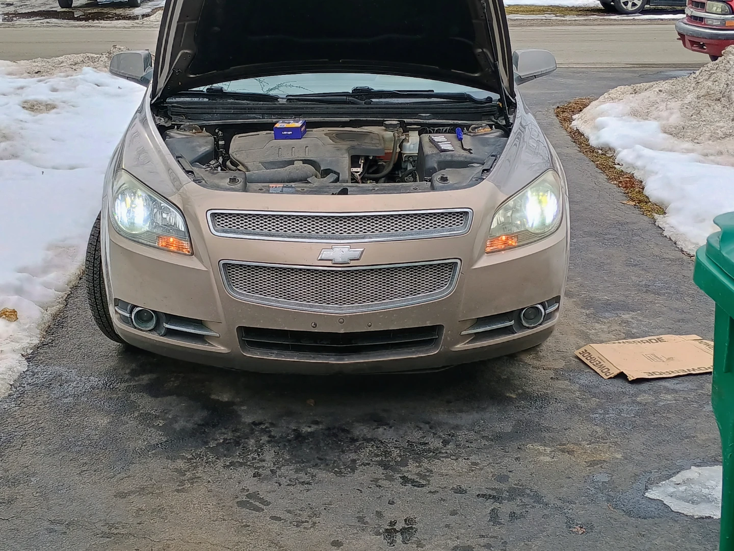 Headlight bulb change