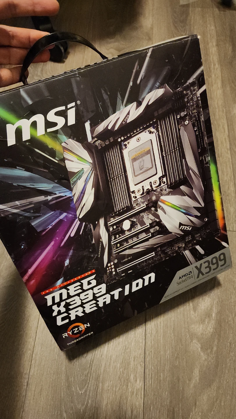 MSI MEG X399 AMD THREADRIPPER Gaming/Workstation Motherboard