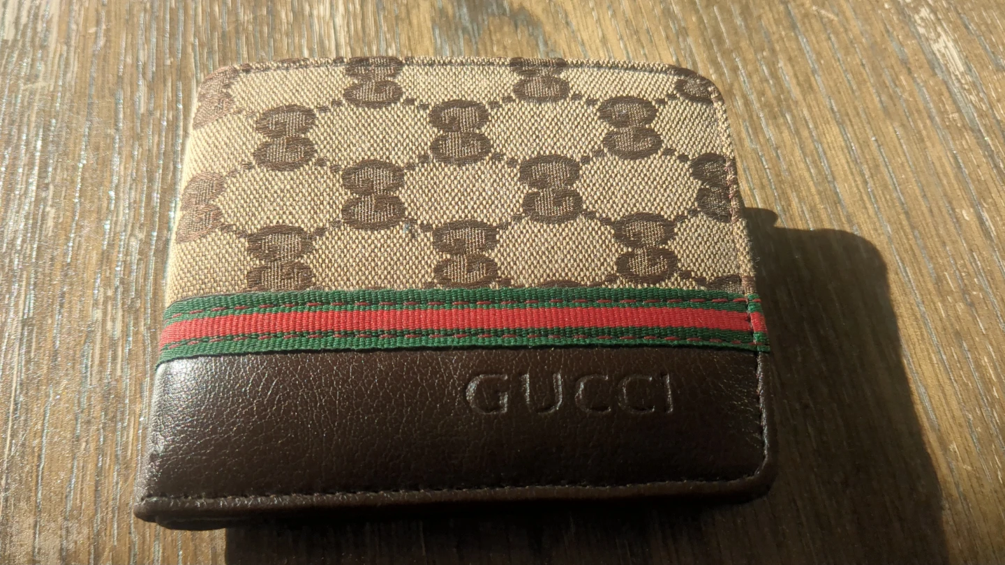 Original Gucci Monogram Bi-Fold Wallet