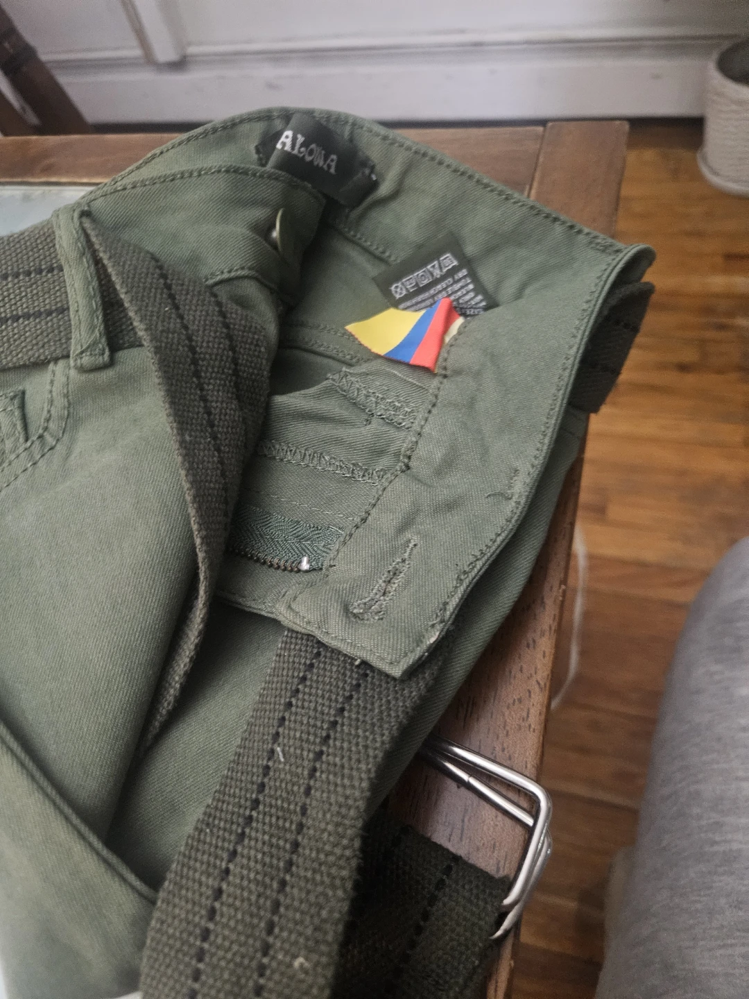 Kalona Women's Green Cargo Pants Size S - photo 3