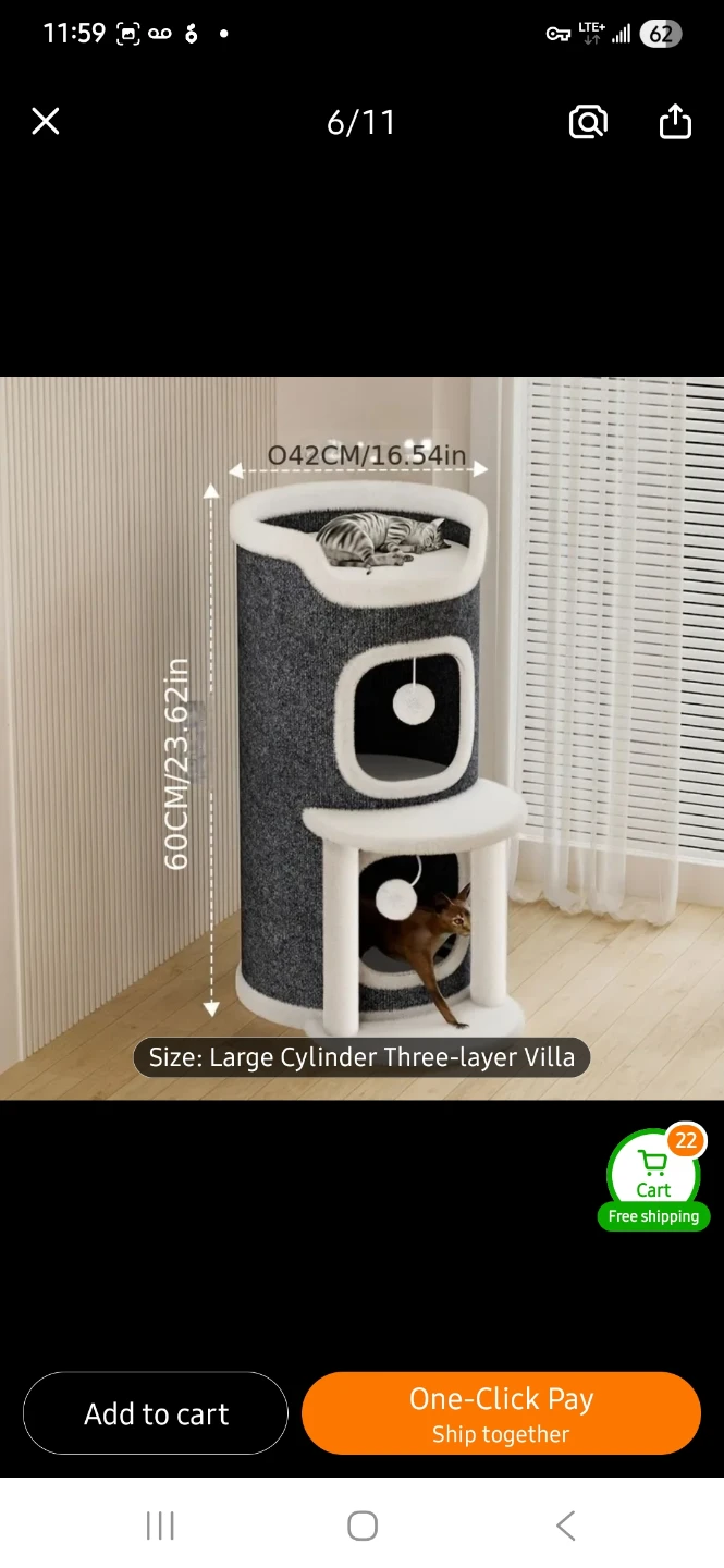 NEW Large Cat Tree Condo Tower 😻 - photo 3