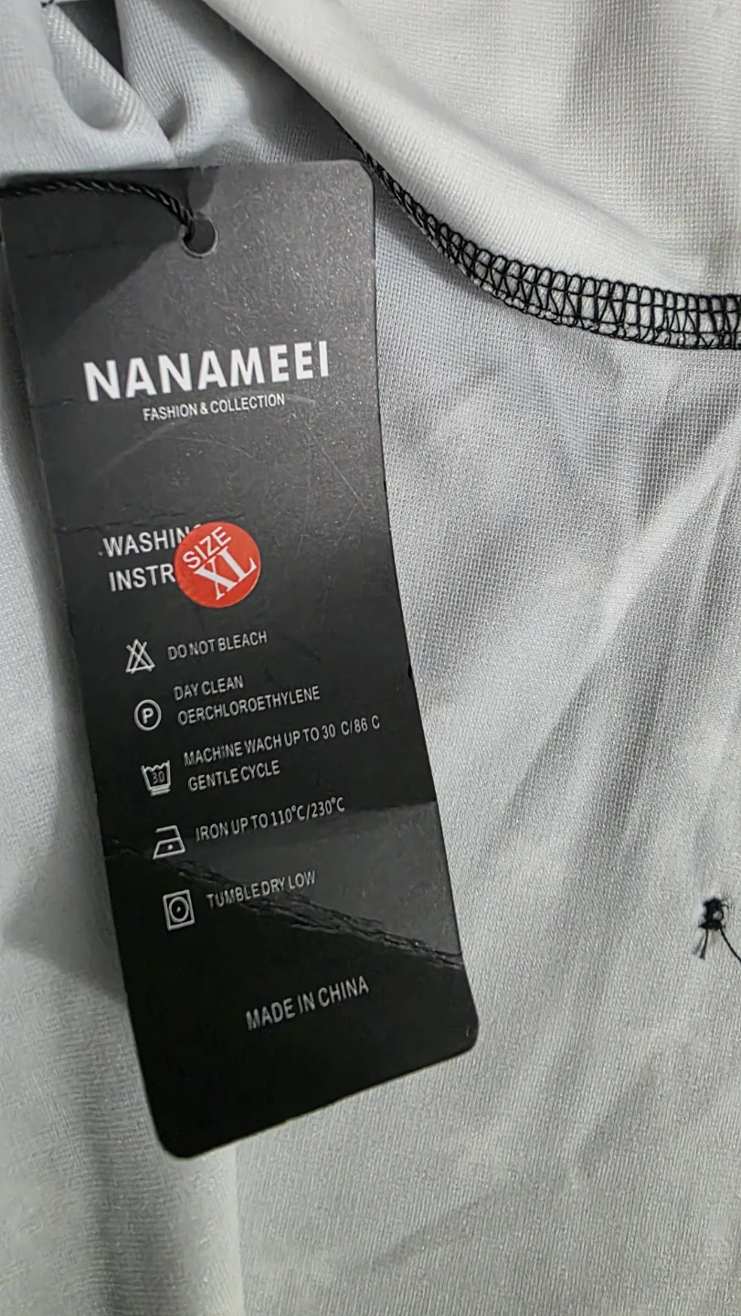 NANAMEI Women's Black Star Print Dress XL - photo 2