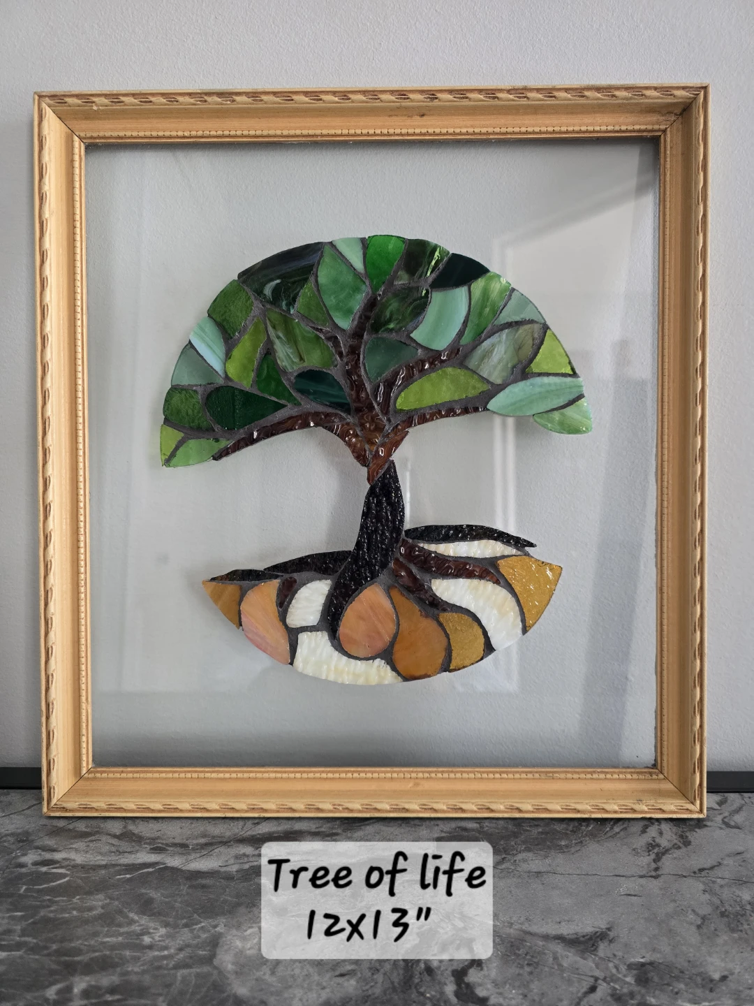 Mosaic Stained Glass Tree of Life
