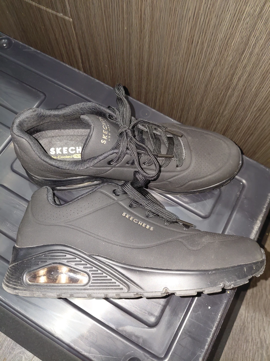 Skechers Black Air Cooled Ladies Size 10 Shoes - photo 5