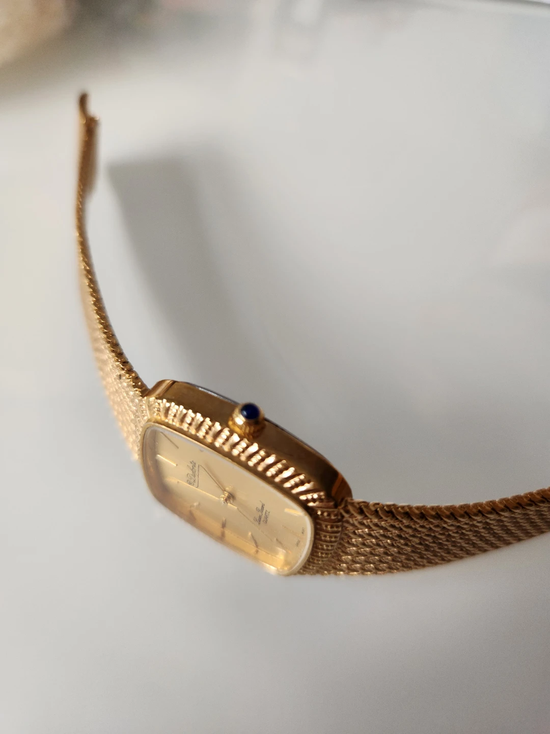 Vintage 80s Dufonte Gold Quartz Watch - photo 2