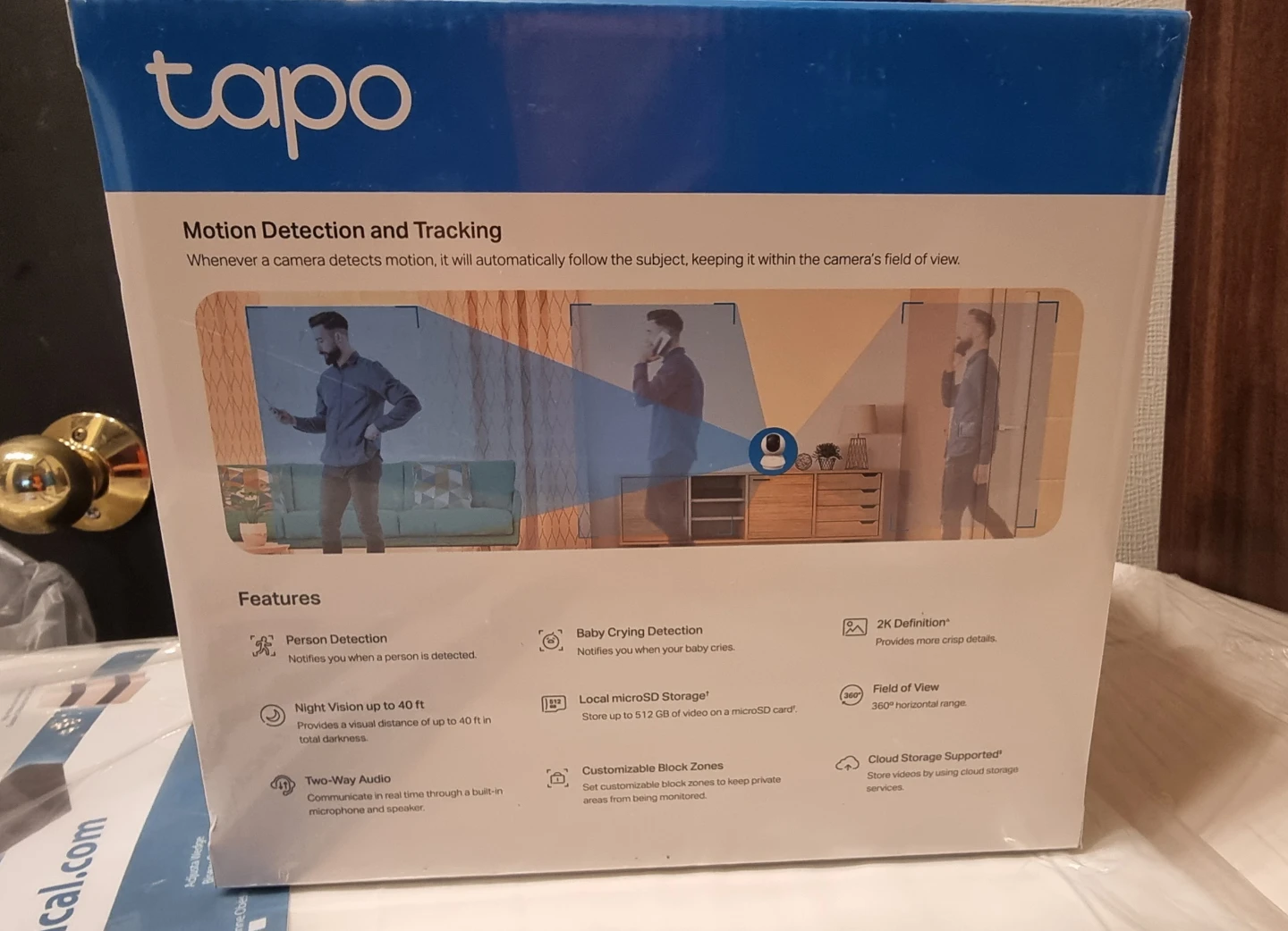Tapo 2K Pan/Tilt Home Security Wi-Fi Camera (2 Pack)🏆 - photo 3
