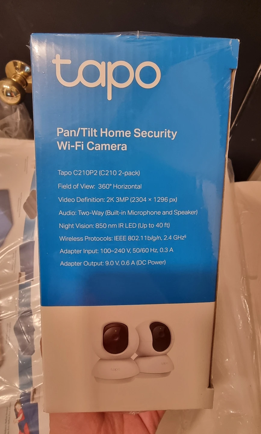 Tapo 2K Pan/Tilt Home Security Wi-Fi Camera (2 Pack)🏆 - photo 4