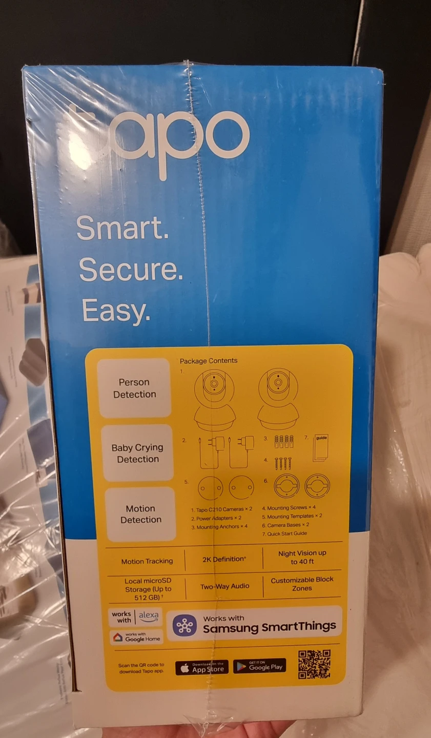 Tapo 2K Pan/Tilt Home Security Wi-Fi Camera (2 Pack)🏆 - photo 5