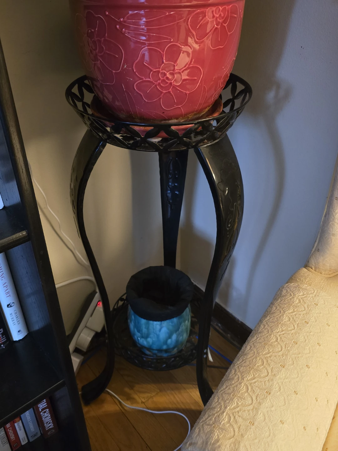 Pair of decorative Metal Plant Stands - photo 2