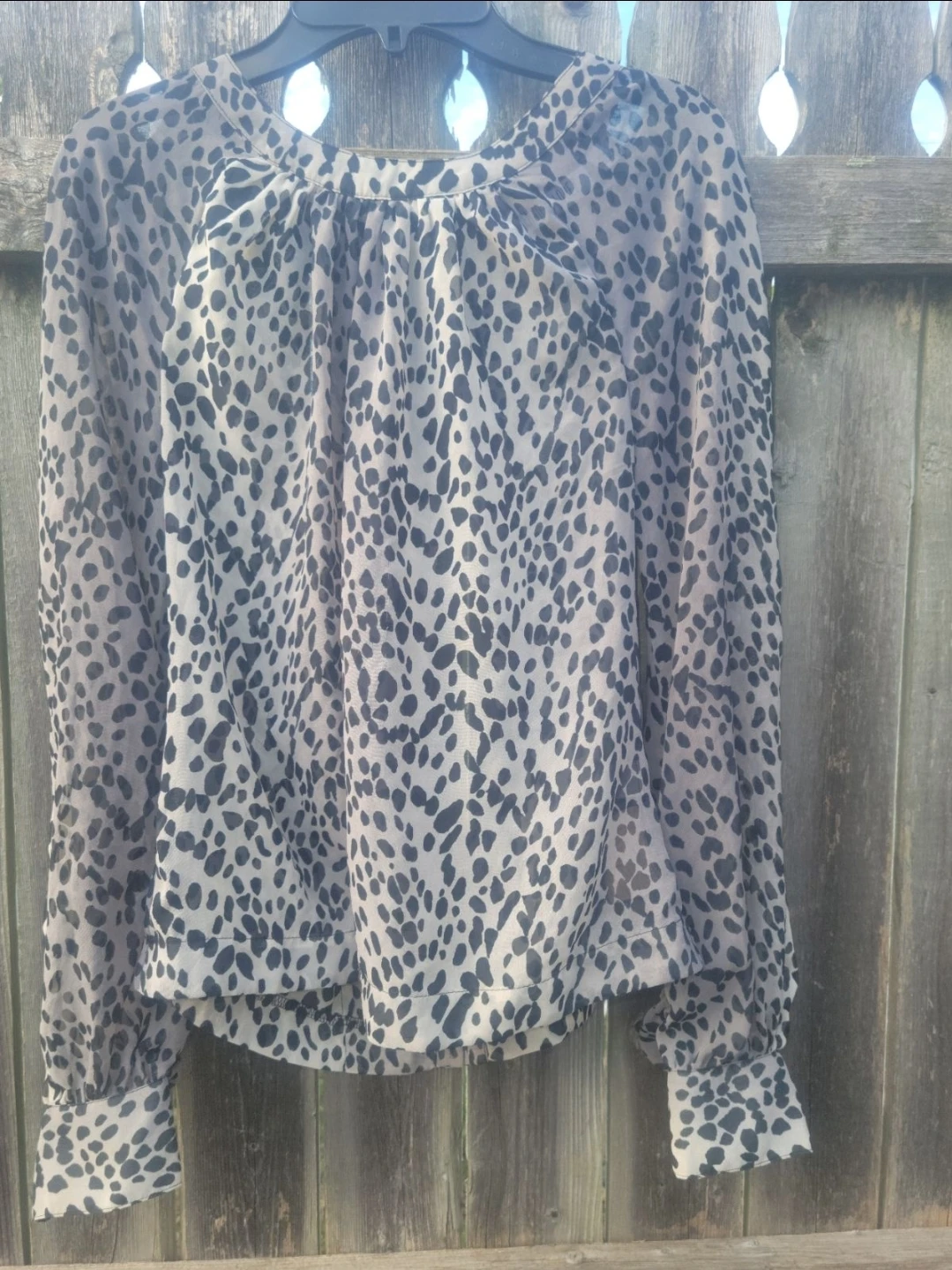 Jennifer Lopez Women's Animal Print Blouse - XS