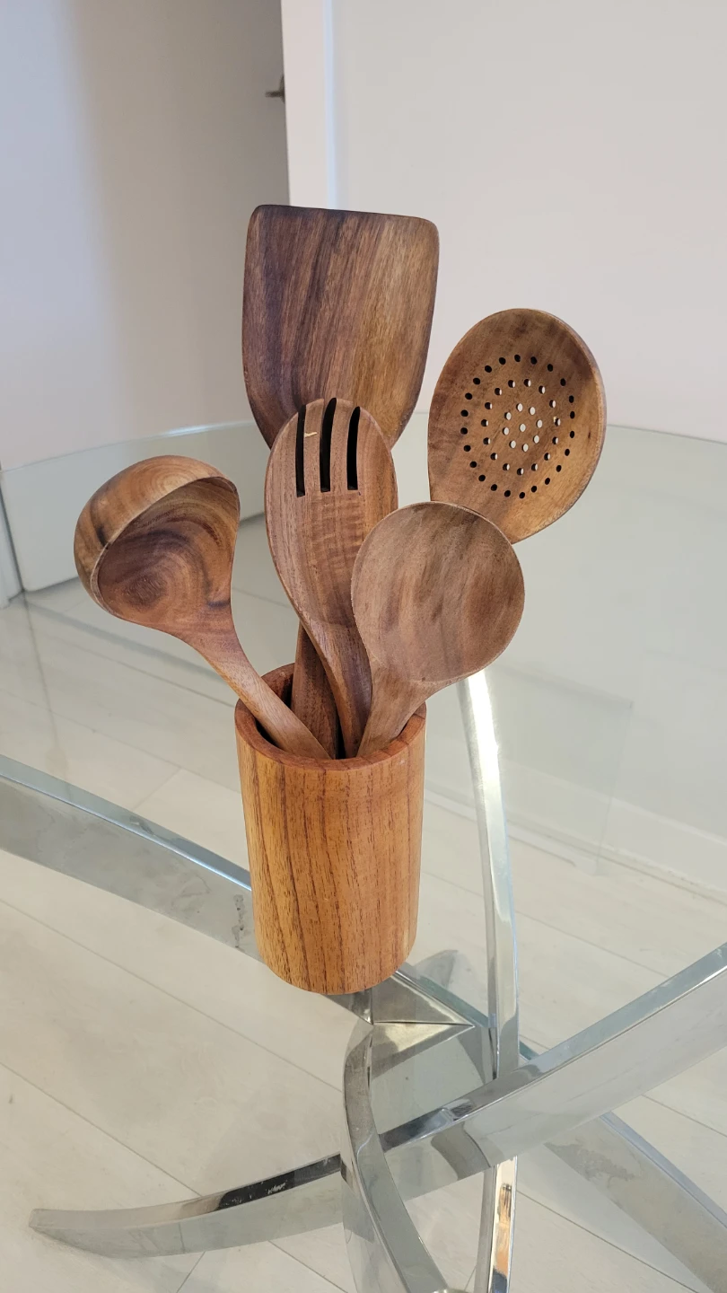 Woodenhouse Wooden Cooking Utensils Set