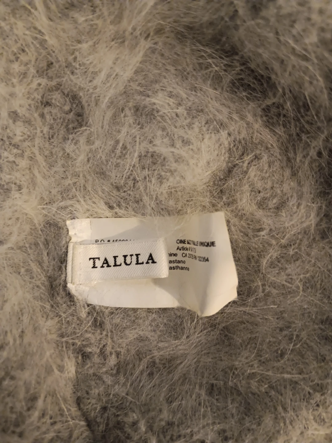 "🏆Talula Grey Angora hat" - photo 2
