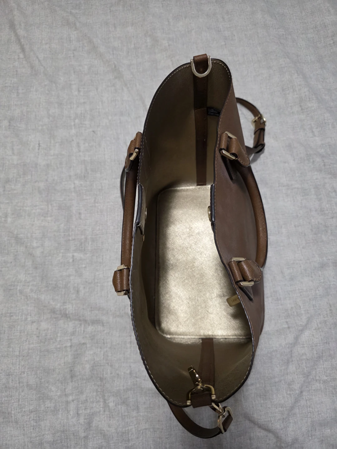 Michael Kors Brown Leather Satchel Handbag - photo 3