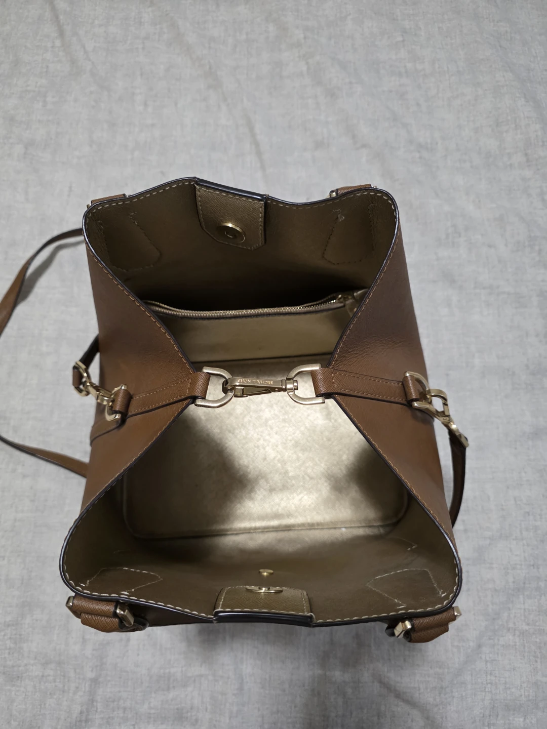 Michael Kors Brown Leather Satchel Handbag - photo 4