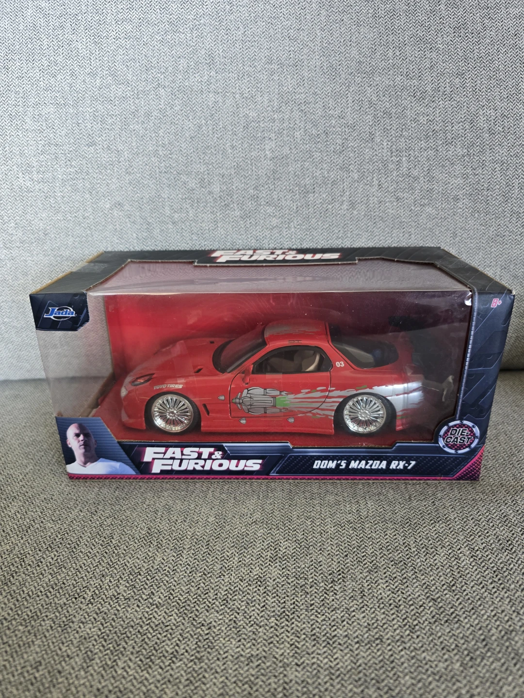 Jada Fast & Furious Dom's Mazda RX-7 Die-Cast Car