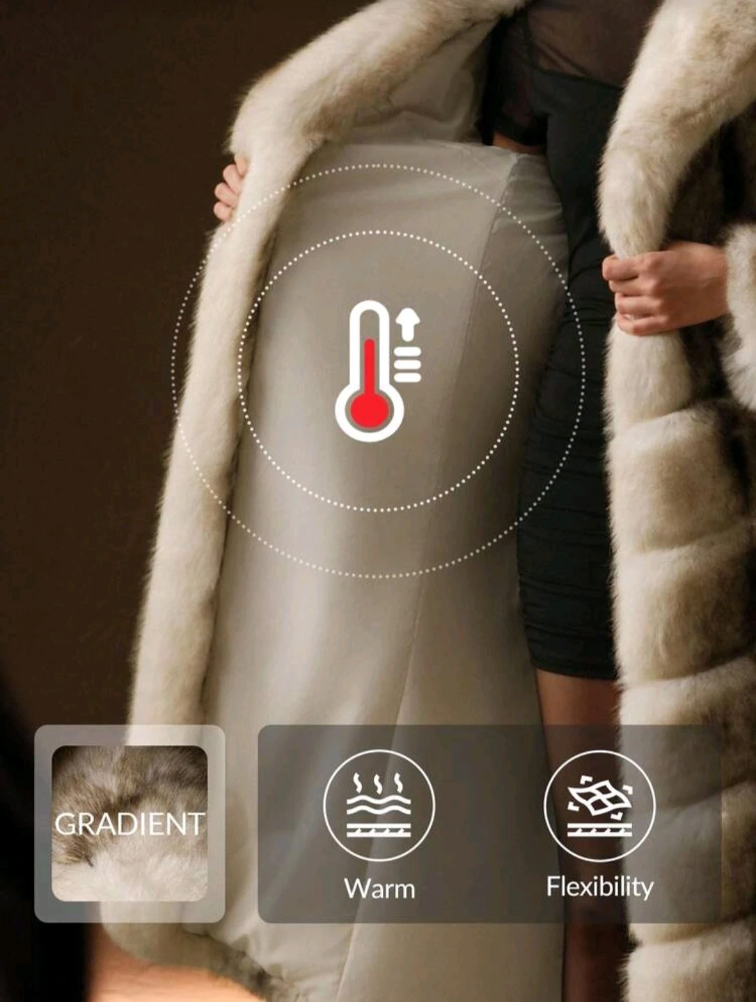 Faux Fur Long Coat - photo 3