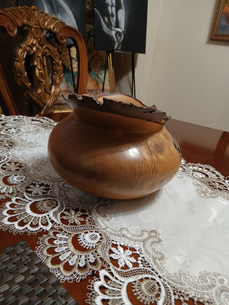 Handmade Wooden Vase - photo 2