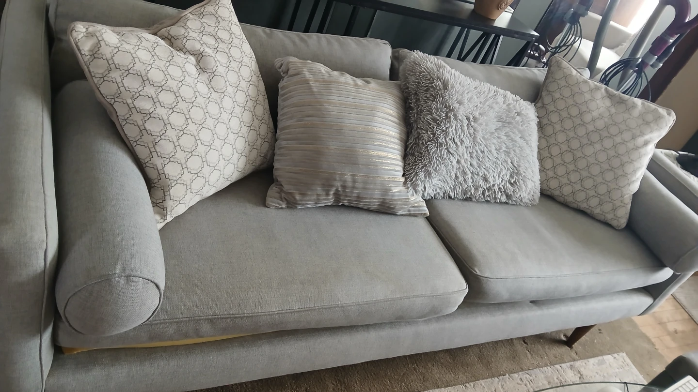 Light Gray Fabric Sofa