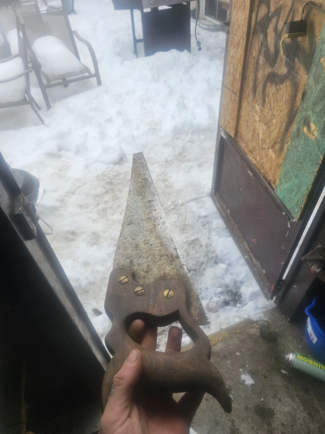 Vintage Disston Hand Saw