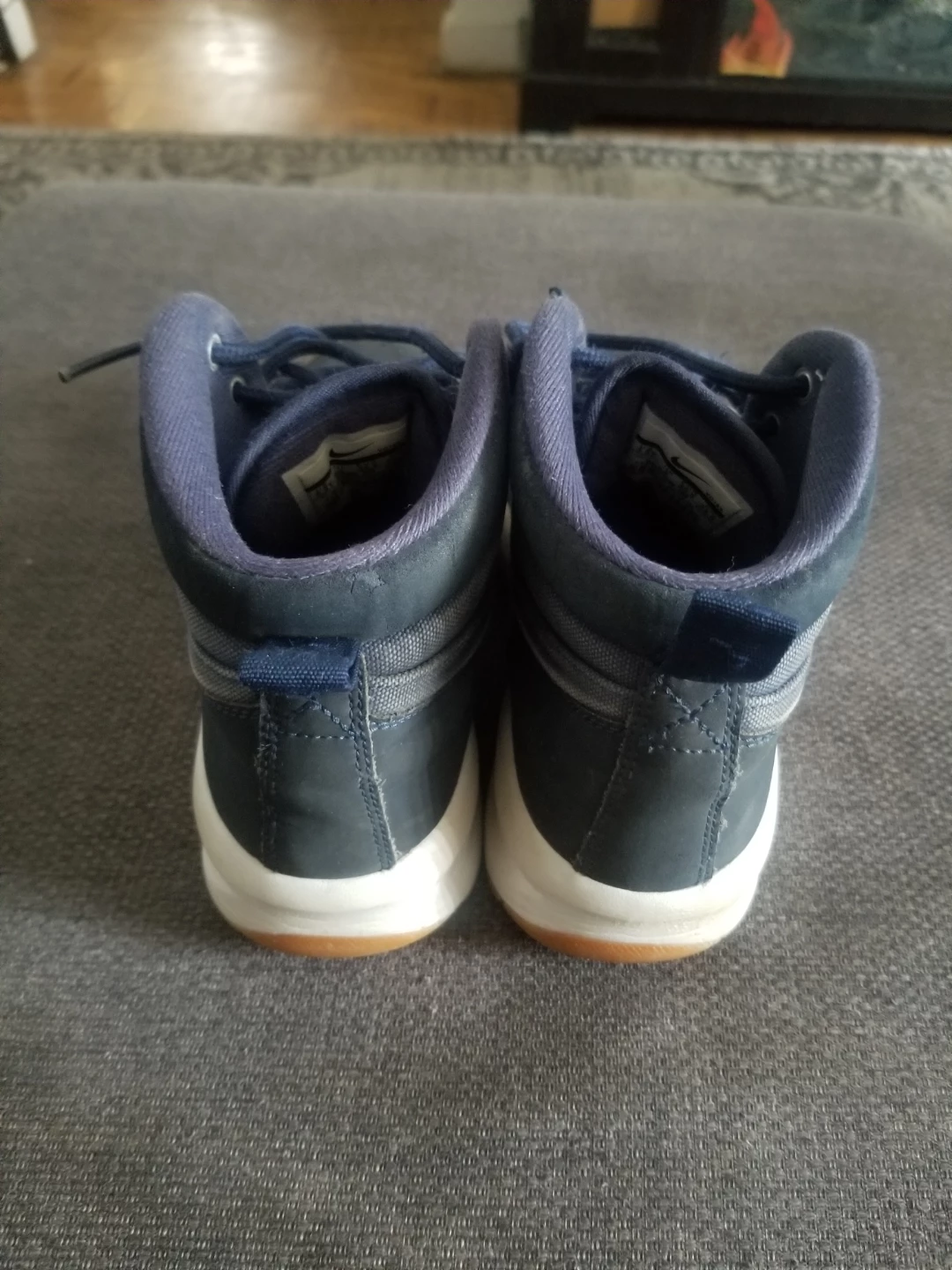 Nike Dark Blue Youth Sneaker Boots (3.5Y) - photo 3