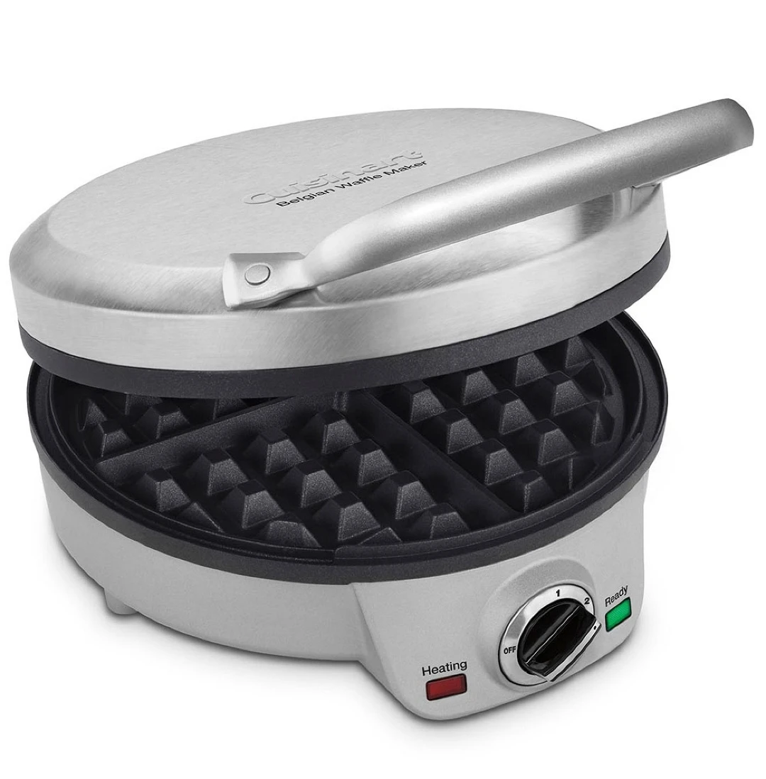 Cuisinart WAF-200C 4-Slice Belgian Waffle Maker, Stainless Steel