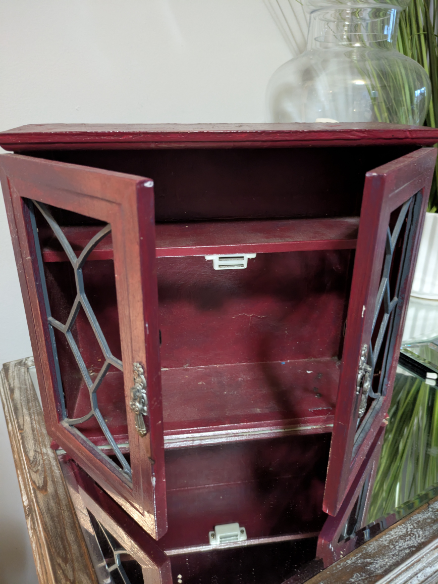 🏆 Cherry Wood small ornament hutch. - photo 2