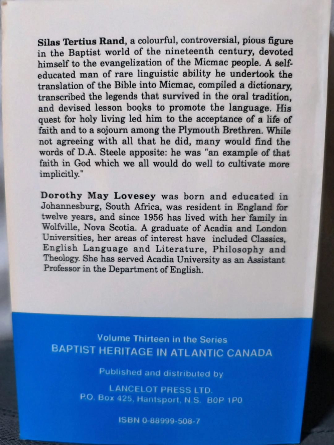To Be a Pilgrim: A Biography of Silas Tertius Rand - photo 2