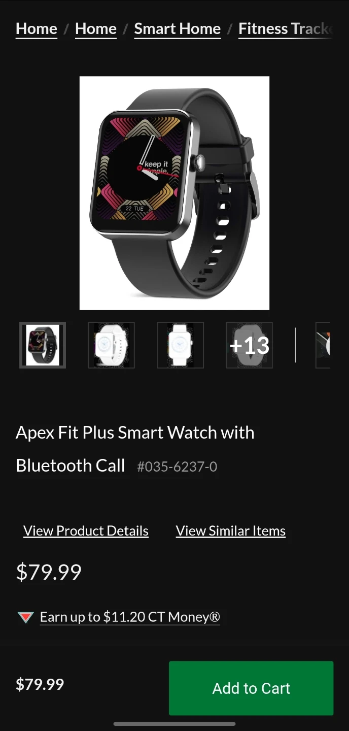 Apex Fit Plus Smart Watch with Bluetooth Call - photo 3