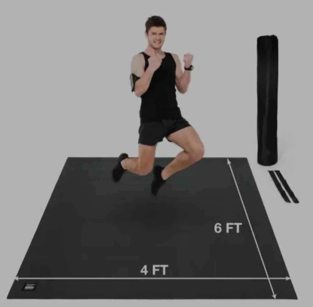 Large Exercise Mat – 6ft x 4ft (7mm Thick) – Gym Flooring - photo 4