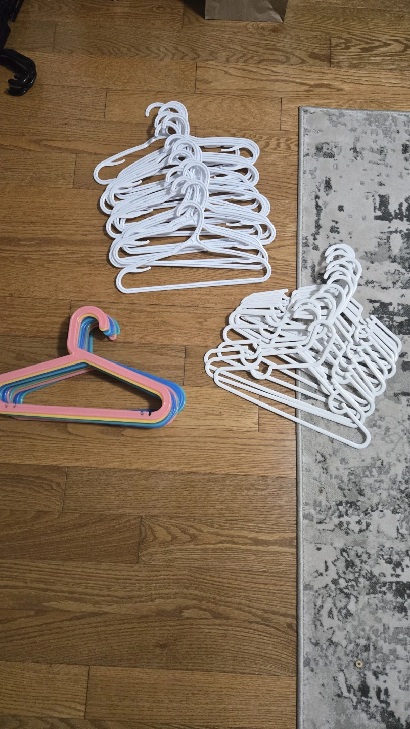 Assorted kids Plastic Hangers
