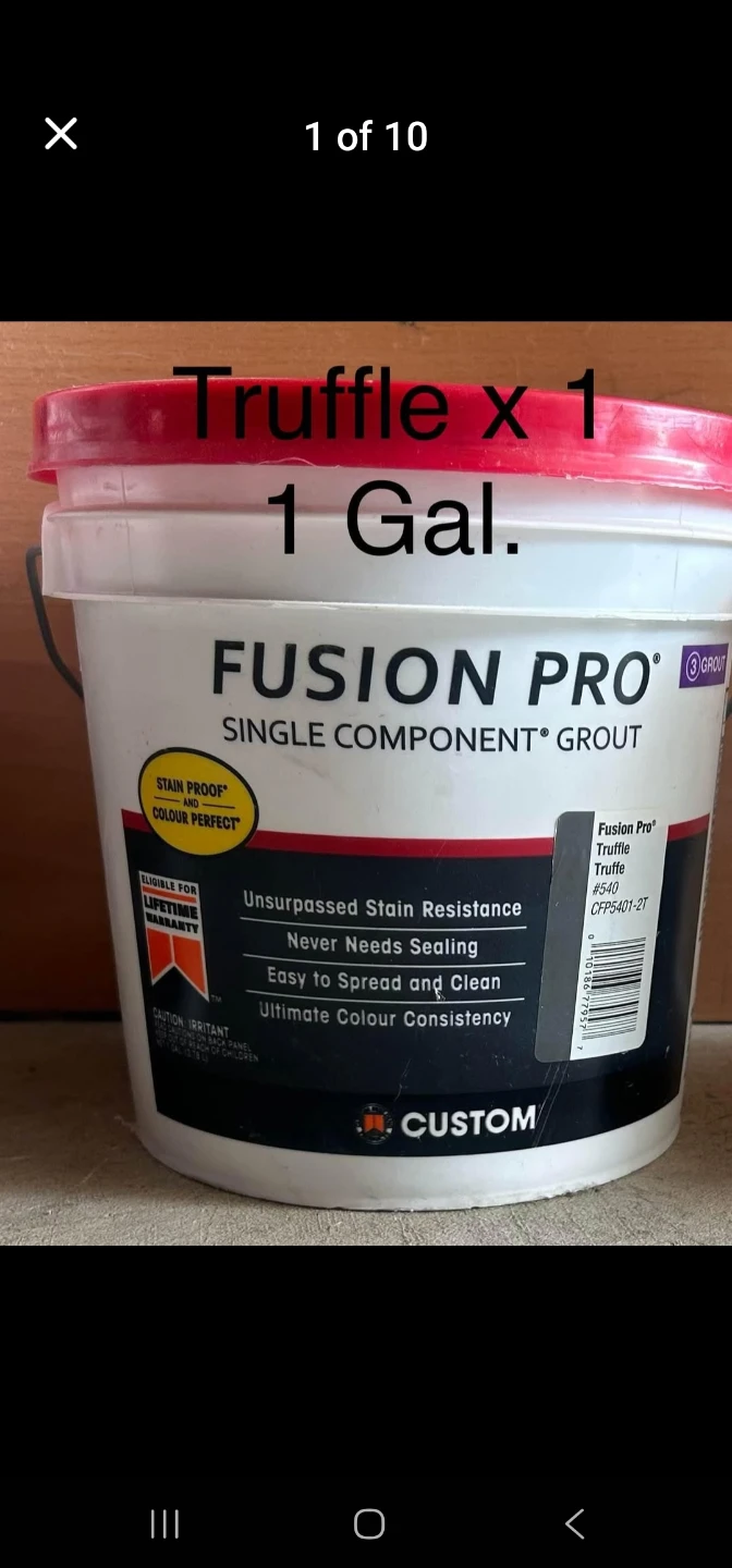 GROUT Different colours ( 1 Gal. & 1 Qt.)