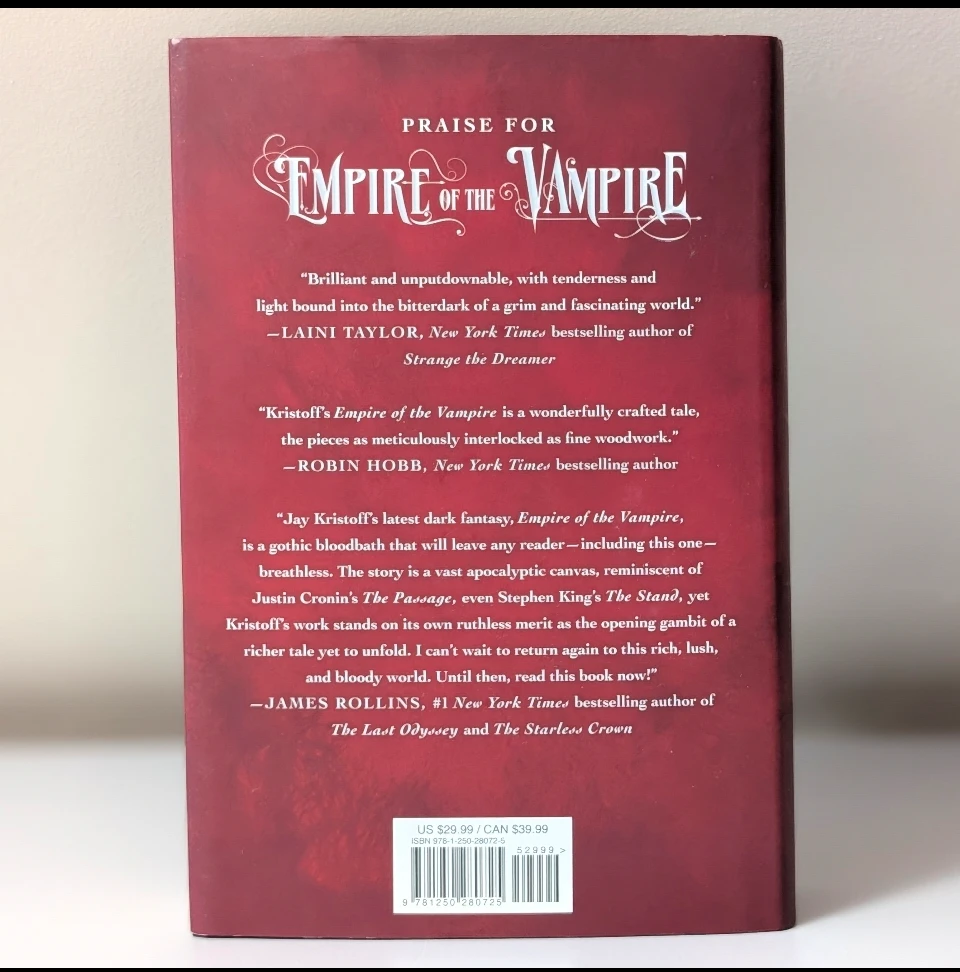 Empire of the Vampire Special Edition Signed 🏆 - photo 3