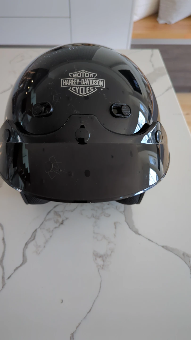 Harley-Davidson DOT Motorcycle Helmet - Black
