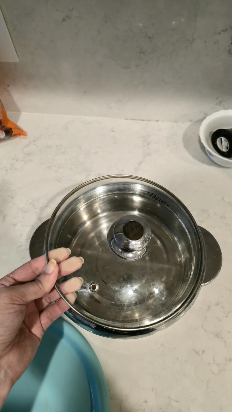 Stainless Steel Casserole Dish with Glass Lid - photo 3
