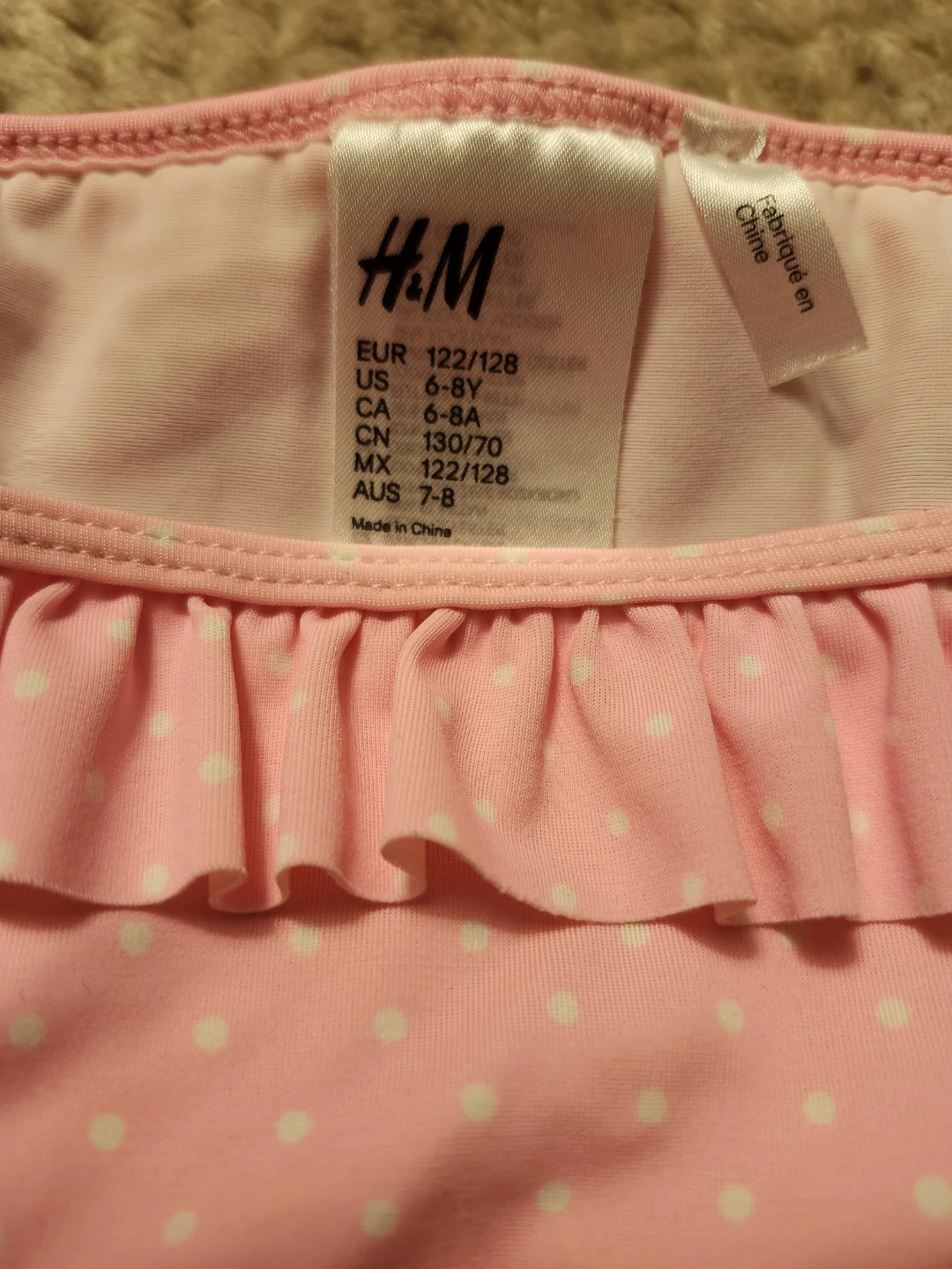 H&M Girls Swimsuit Set - size 6-8 yr - photo 3