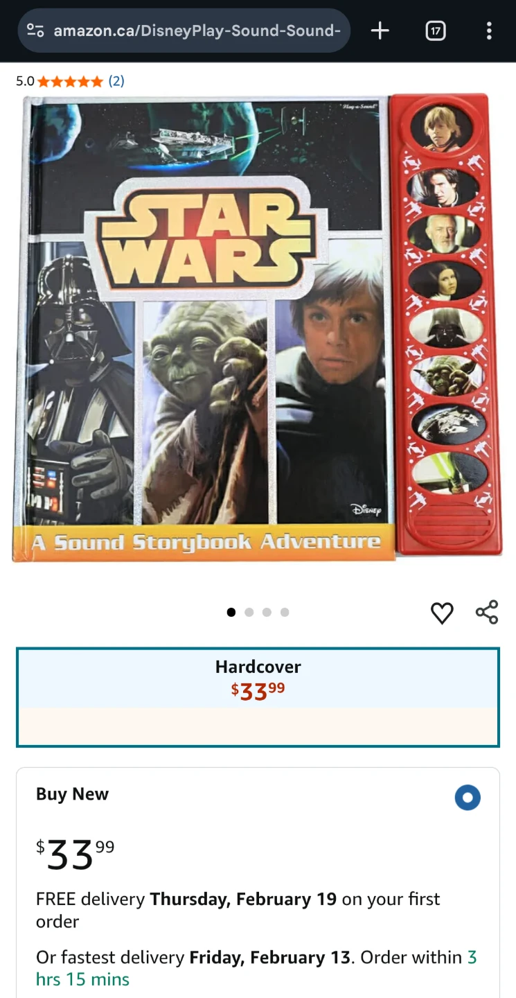 65% off! New Star Wars A Sound Storybook Adventure 🏆 - photo 2