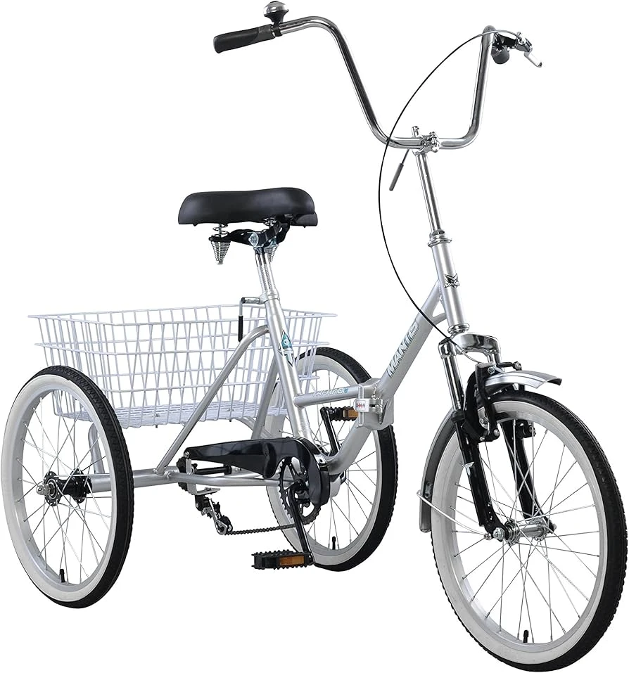 Mantis Folding Tricycle with Basket - photo 3
