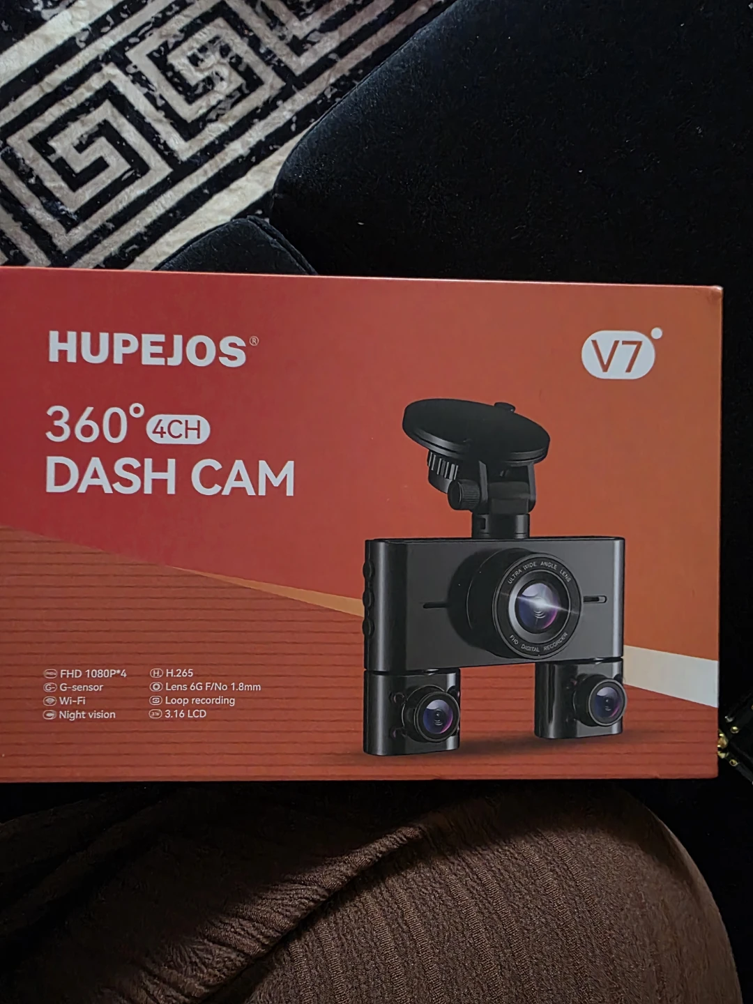 HUPEJOS V7 360 4CH Dash Cam