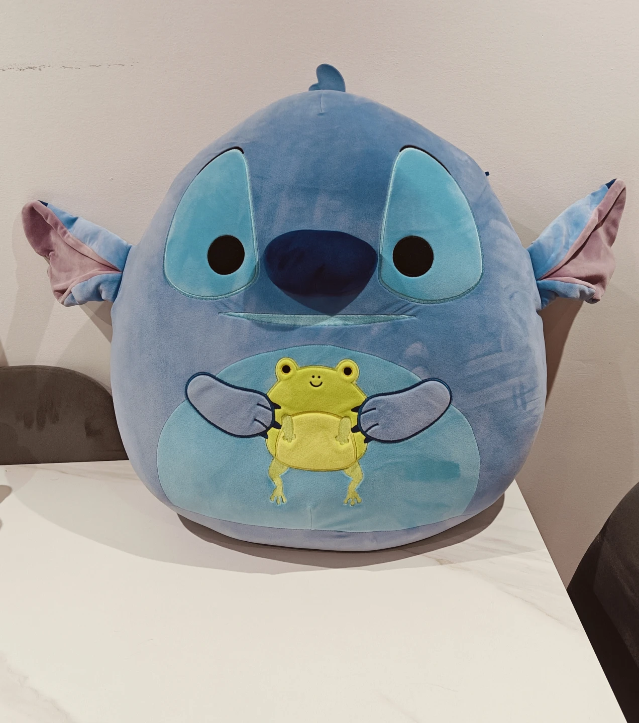 Squishmallows Official Disney 20-Inch Stitch with Frog  - photo 2