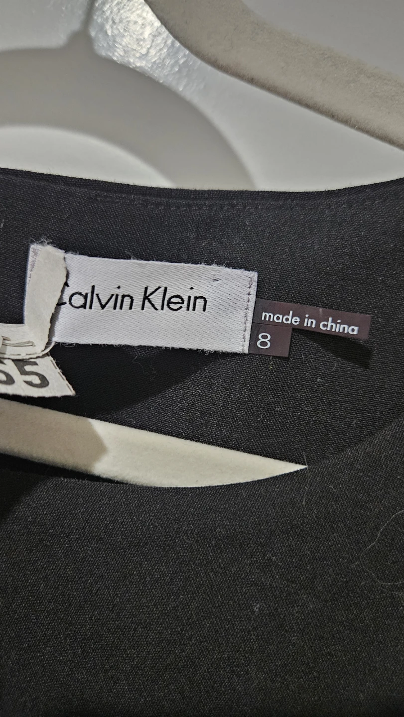 Calvin Klein Black Sleeveless Sheath Dress Size 8 - photo 2